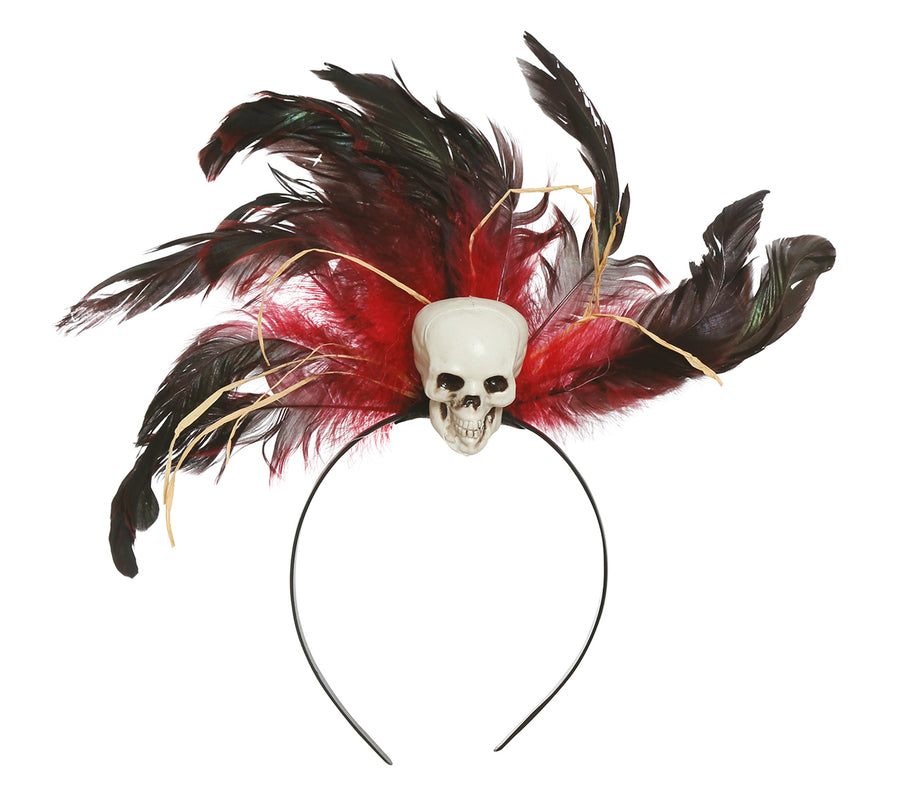 GP26717 – Voodoo Hexe Halloween Haarreif Mit – Farbe: Mehrfarbig, Ansicht 2
