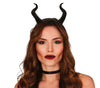 GP26722 – Dämonische Hörner Stirnreif Halloween – Farbe: Schwarz