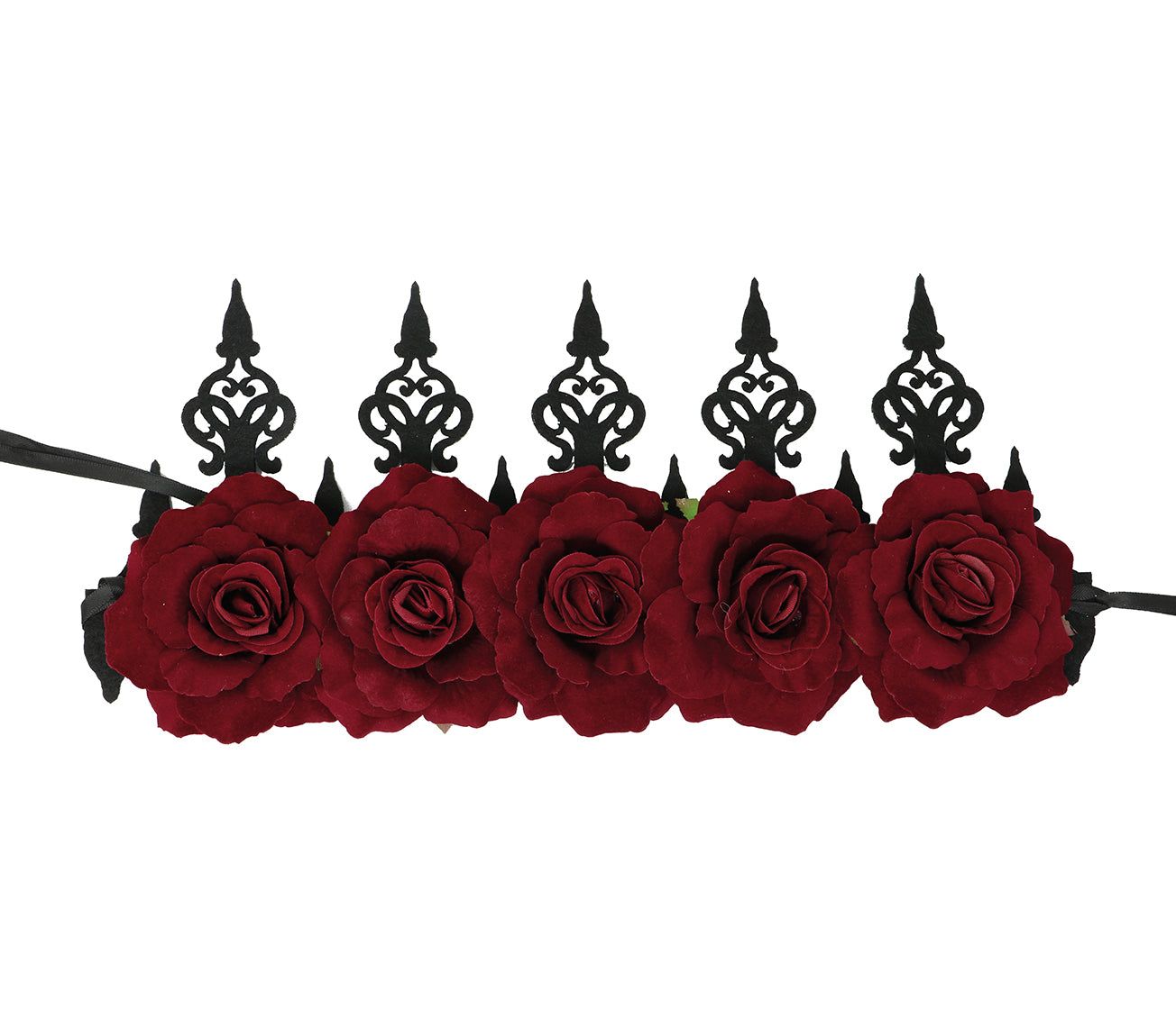 GP26727 – Märchen Königin Krone Rosenkranz – Farbe: Schwarz