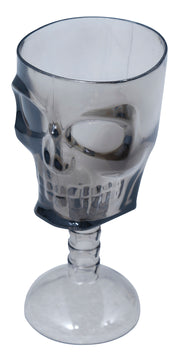 Totenkopf Kelch 18 cm schwarz transparent, Bild 2