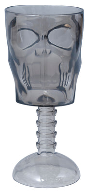 Totenkopf Kelch 18 cm schwarz transparent, Bild 4