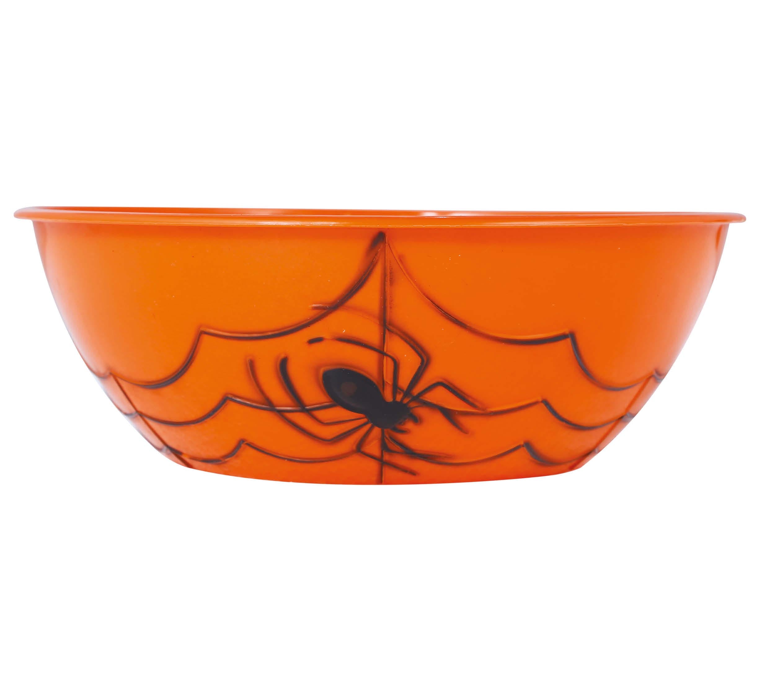 GP26757 – Halloween Spinnennetz Schüssel Süßigkeiten – Farbe: Orange