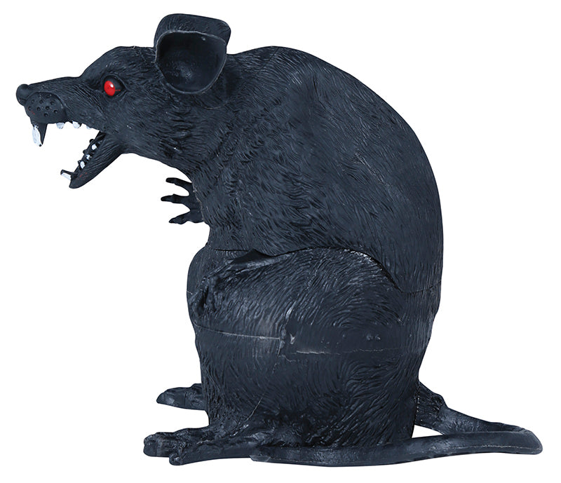 GP26773 – Halloween Dekofigur Gruselige Ratte – Farbe: Schwarz