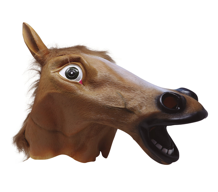 GP2677 – Tier Karneval Maske Pferd Humorvolle – Farbe: Braun, Ansicht 2
