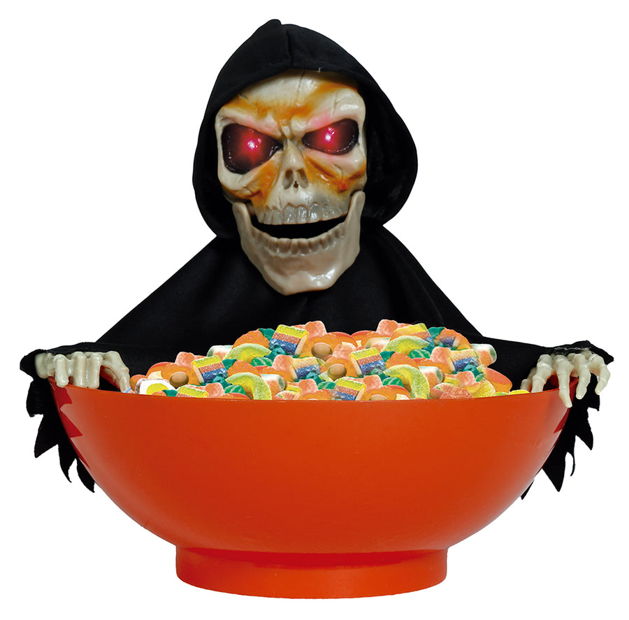 GP26790 – Skelett Schüssel Gruselschale Halloween – Farbe: Orange, Ansicht 2