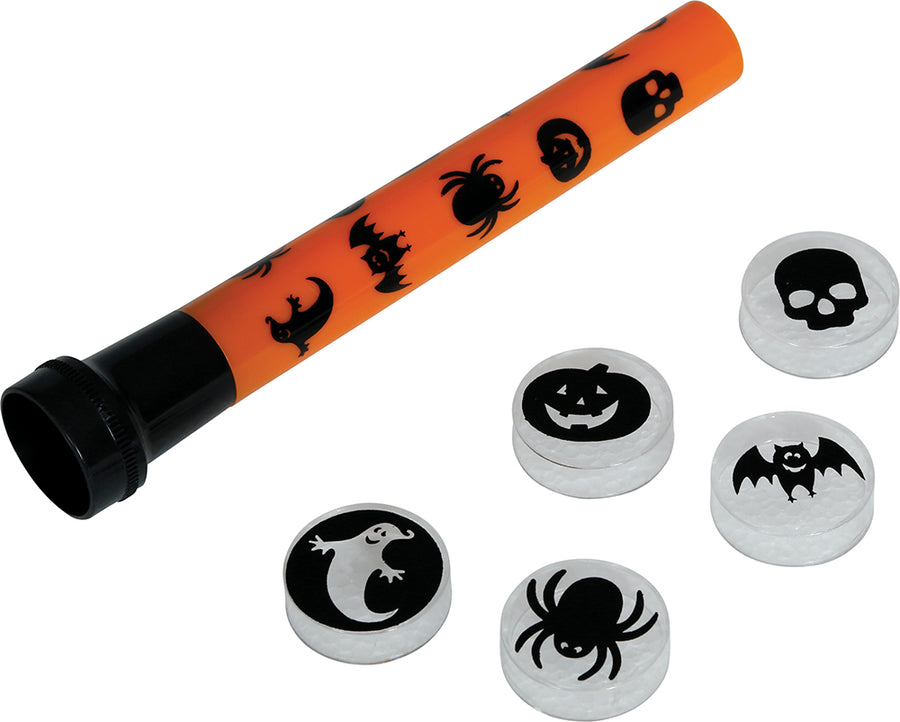 GP26794 – Halloween Projektor Taschenlampe Kürbis – Farbe: Orange, Ansicht 2