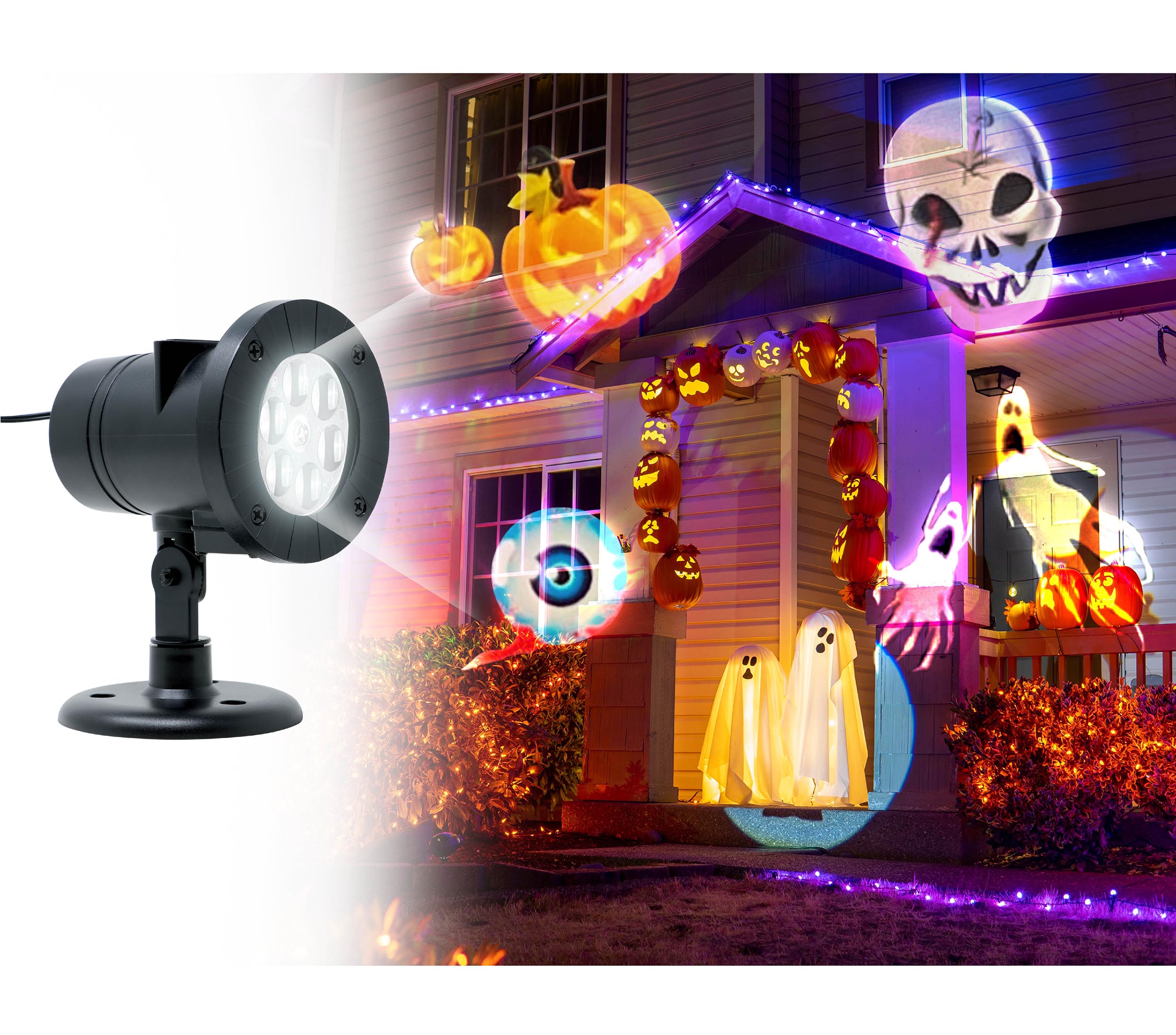 GP26800 – Halloween Projektionslichter Spukhaus – Farbe: Mehrfarbig