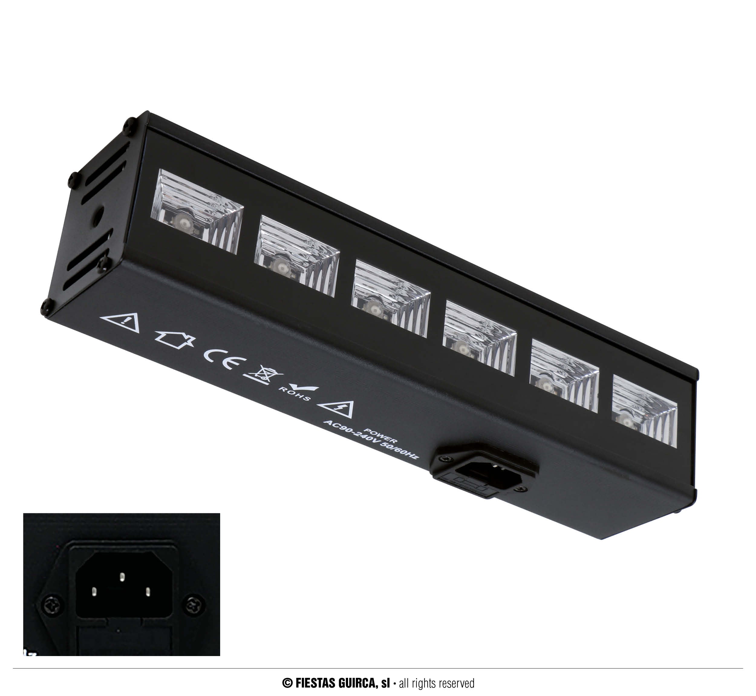 GP26804 – Halloween Grusellicht Dekoration Geister – Farbe: Schwarz