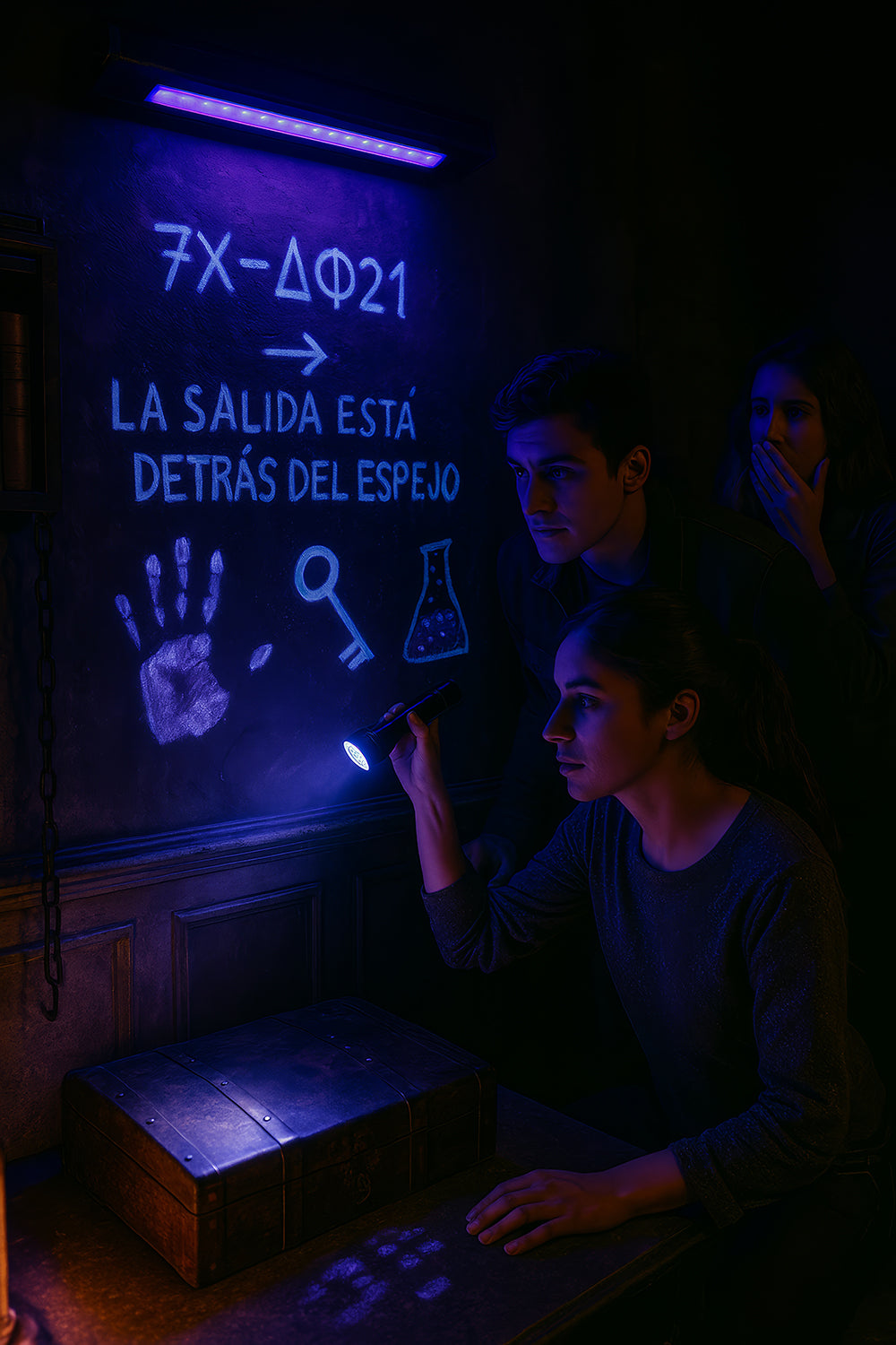 GP26804 – Halloween Grusellicht Dekoration Geister – Farbe: Schwarz