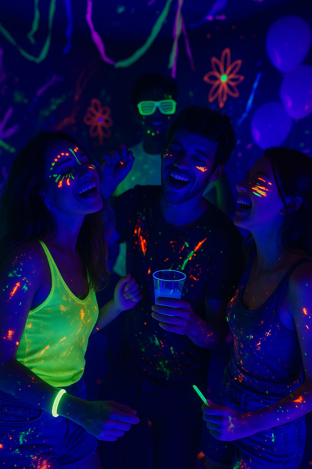 GP26804 – Halloween Grusellicht Dekoration Geister – Farbe: Schwarz