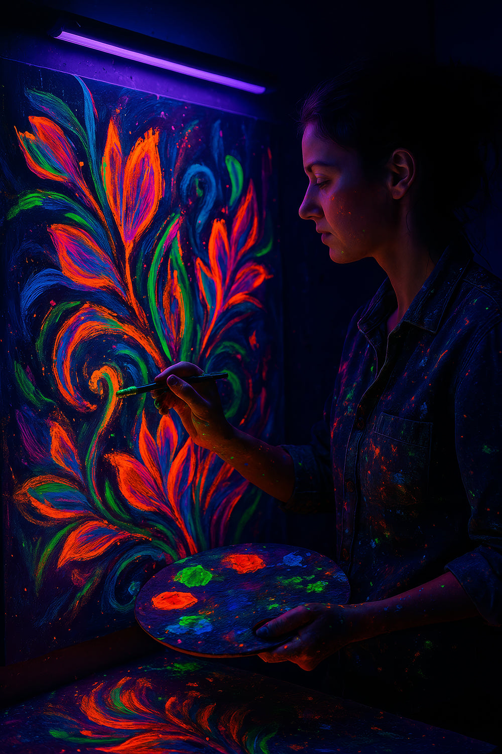 GP26804 – Halloween Grusellicht Dekoration Geister – Farbe: Schwarz