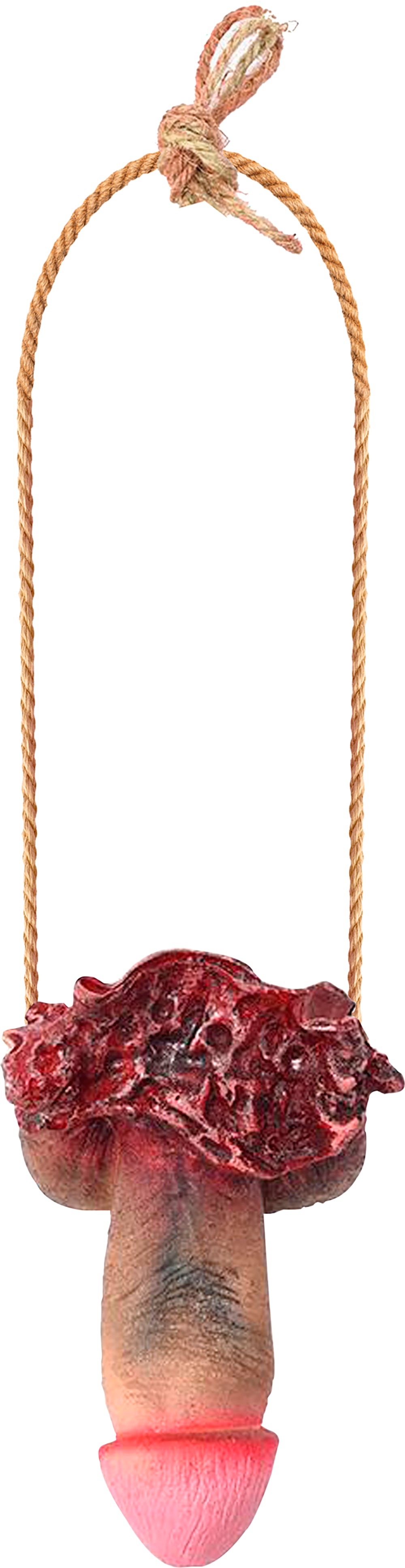 GP26824 – Voodoo Halloween Kette Gruselige Accessoires – Farbe: Natural