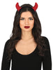 GP26828 – Dämonische Hörner Halloween Kopfschmuck – Farbe: Rot