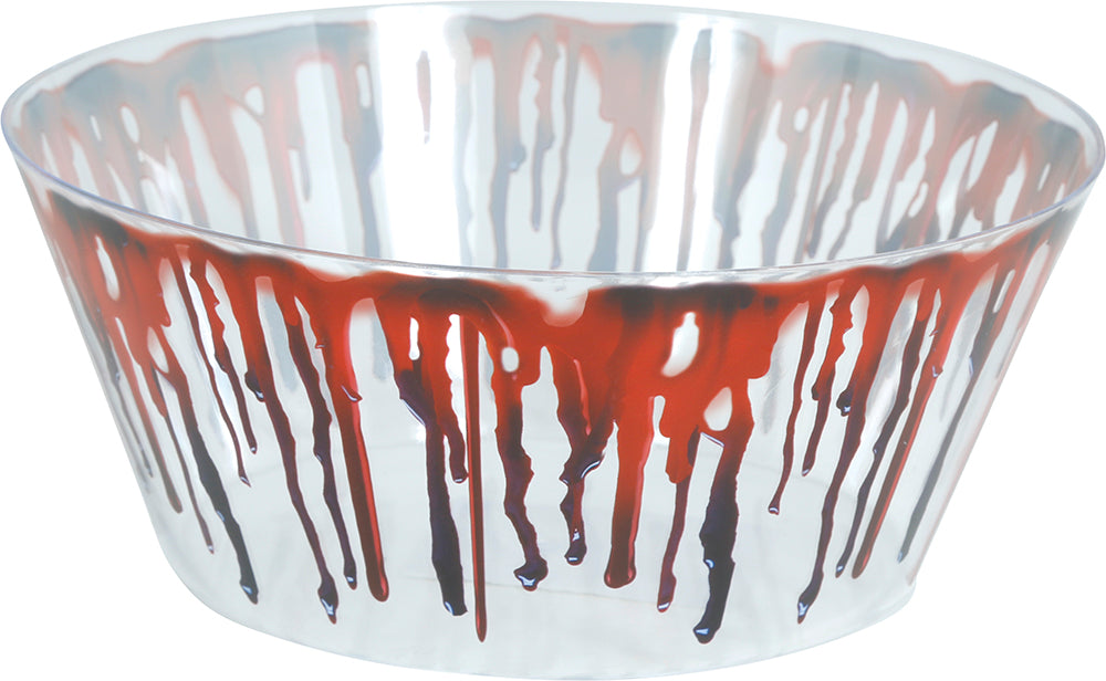 GP26853 – Halloween Party Deko Gruselige Schale Bluttropfen – Farbe: Rot