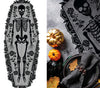 GP26855 – Halloween Skelett Tischdeko Läufer – Farbe: Schwarz