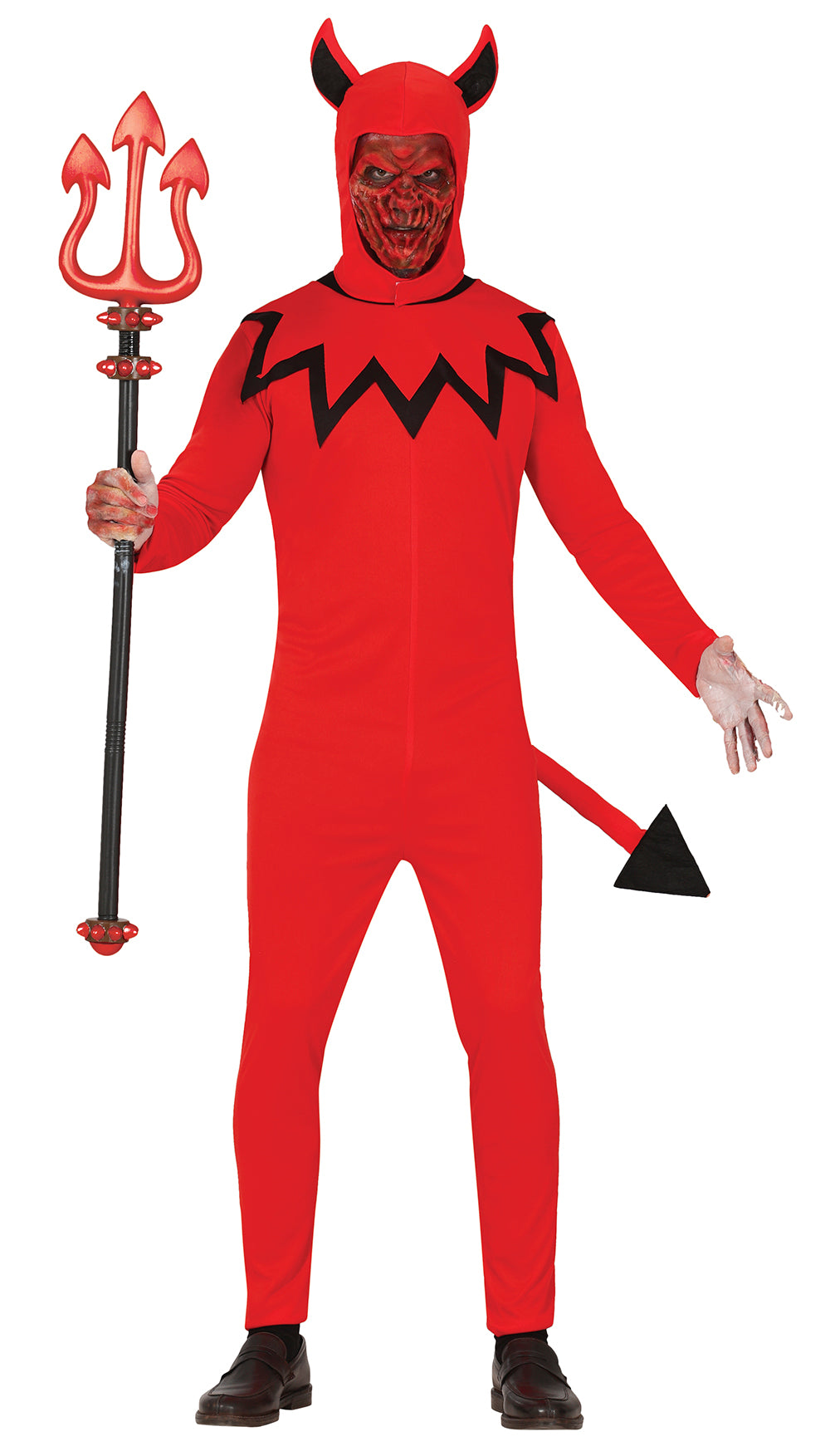 GP26857 – Dämon Dreizack Halloween Rot Teufel – Farbe: Mehrfarbig