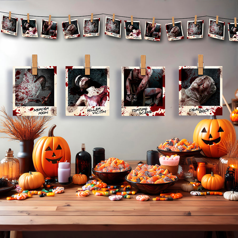 GP26874 – Halloween Horror Dekoration Gruselige – Farbe: Mehrfarbig