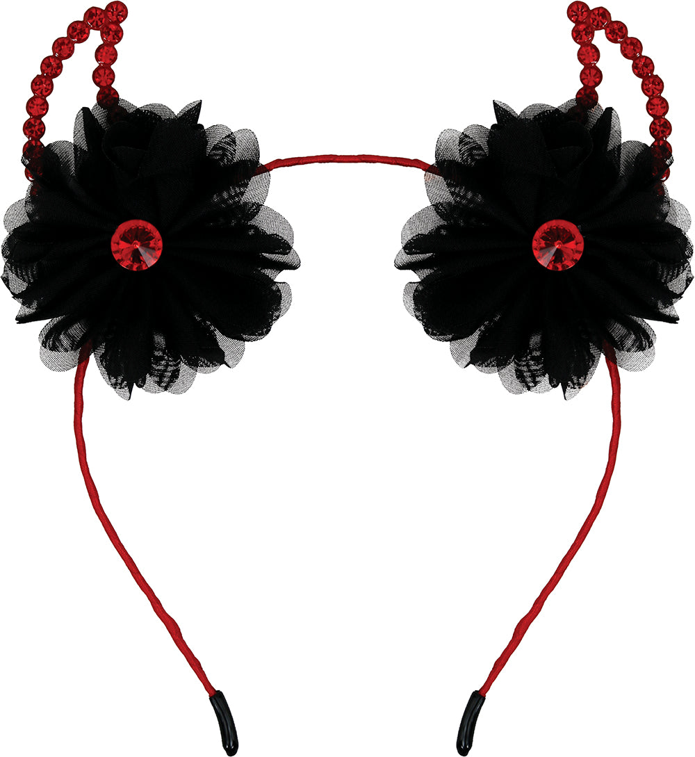 GP26879 – Dämonische Hörner Stirnband – Farbe: Mehrfarbig