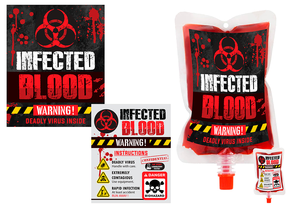 GP26903 – Halloween Blutbeutel Alien Monster – Farbe: Mehrfarbig