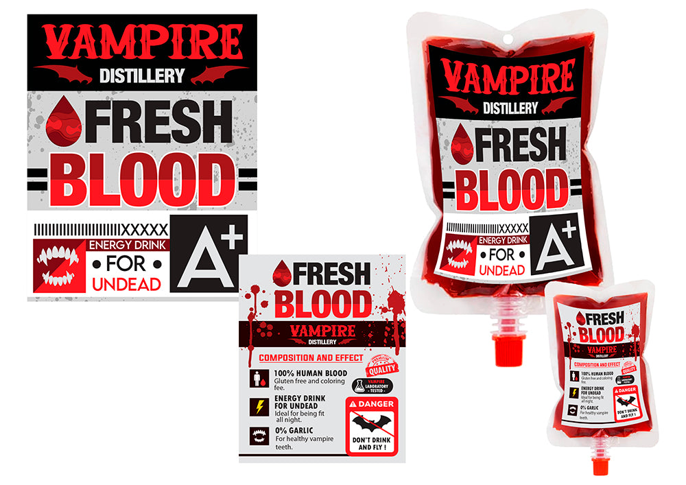 GP26903 – Halloween Blutbeutel Alien Monster – Farbe: Mehrfarbig