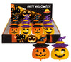 GP26948 – Halloween Kürbis Hexenwagen Deko Figur – Größe: Standard