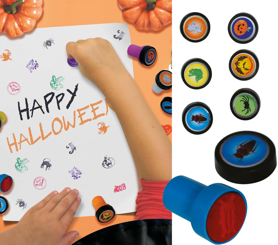 Halloween Stempel Set 6 Stück 4 cm