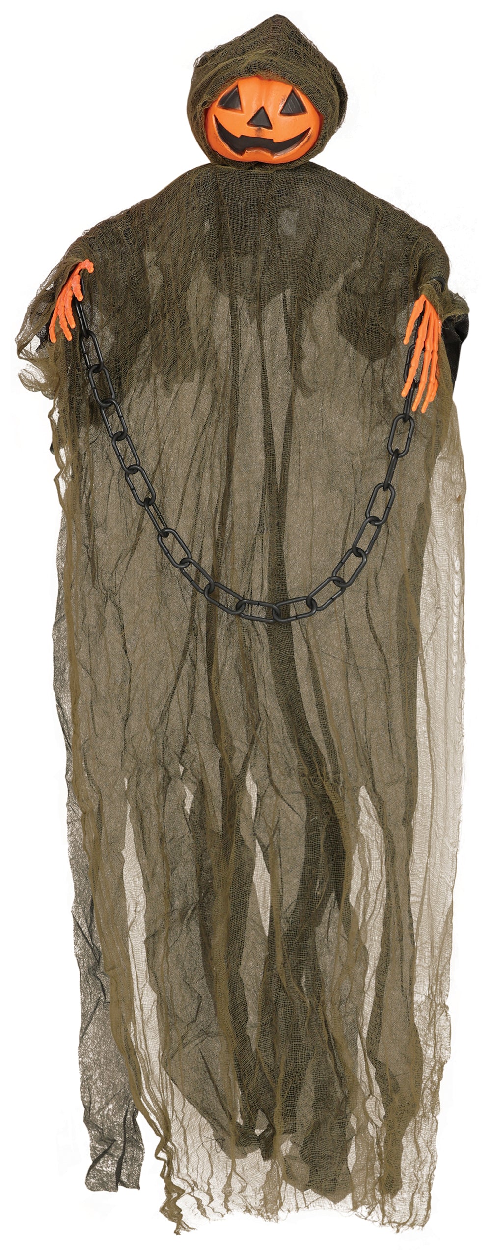 GP26976 – Halloween Kürbis Geist Figur Dekoration – Farbe: Schwarz