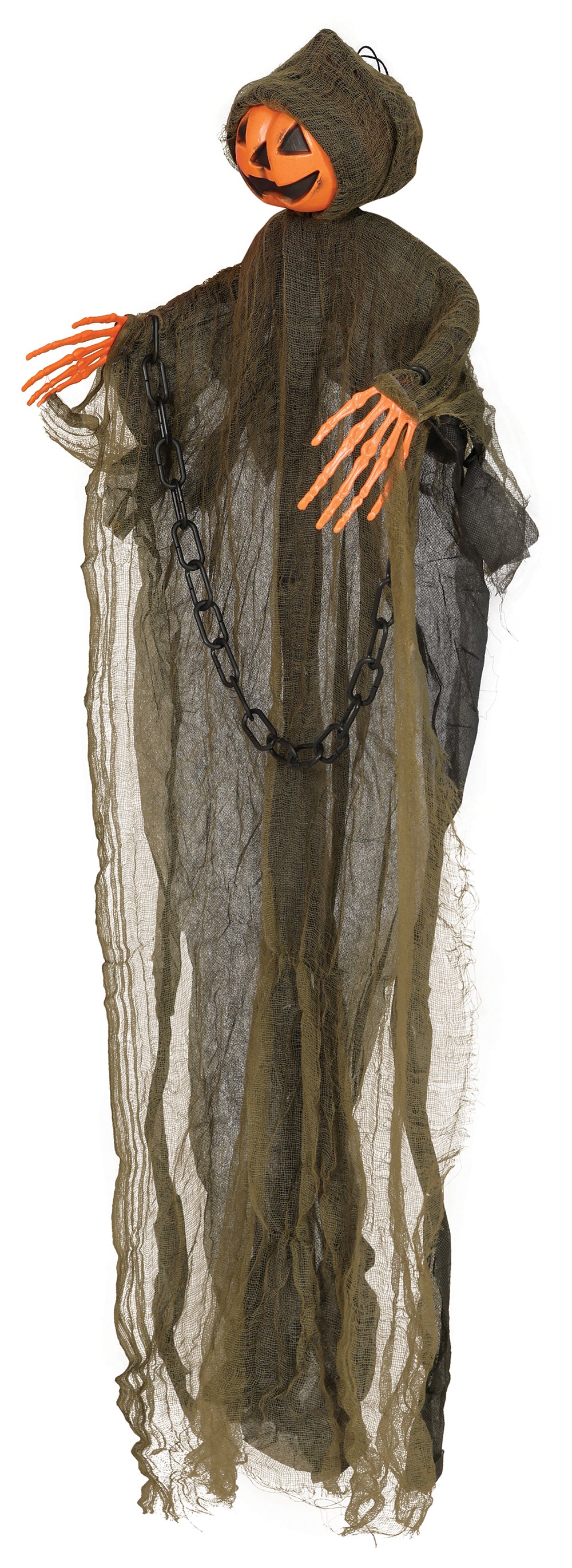 GP26976 – Halloween Kürbis Geist Figur Dekoration – Farbe: Schwarz