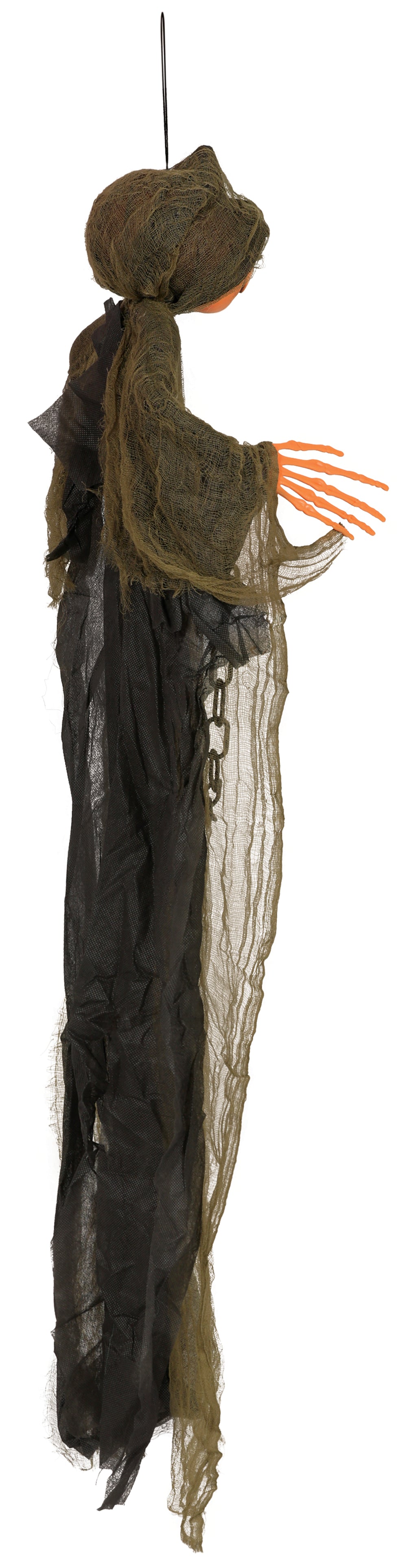 GP26976 – Halloween Kürbis Geist Figur Dekoration – Farbe: Schwarz