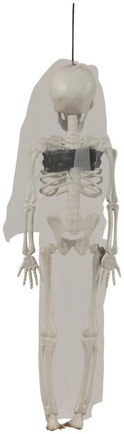 Skelett Braut Hängefigur 43 cm mit Schleier, Bild 5