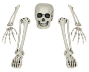 Skelettknochen Set 5 teilig Halloween Deko, Bild 4