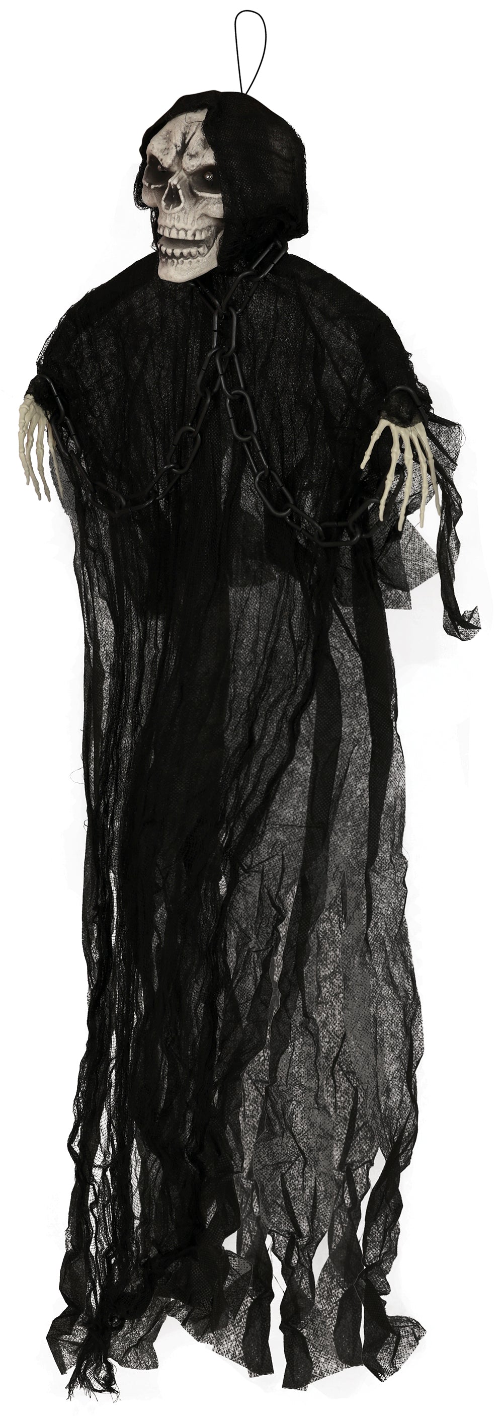 GP26980 – Skelett Geisterhafte Halloween Deko – Farbe: Schwarz