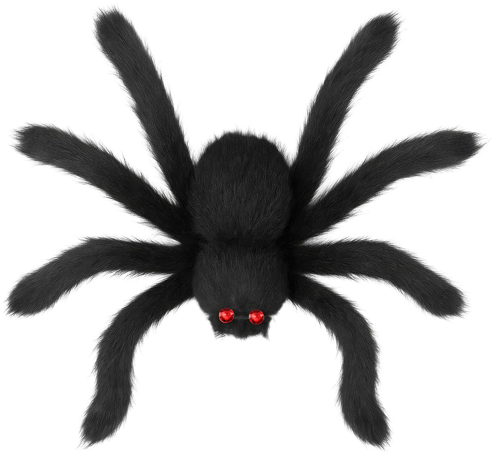 GP26981 – Halloween Spinne Dekoration Schwarze Haarige Kreatur – Farbe: Schwarz