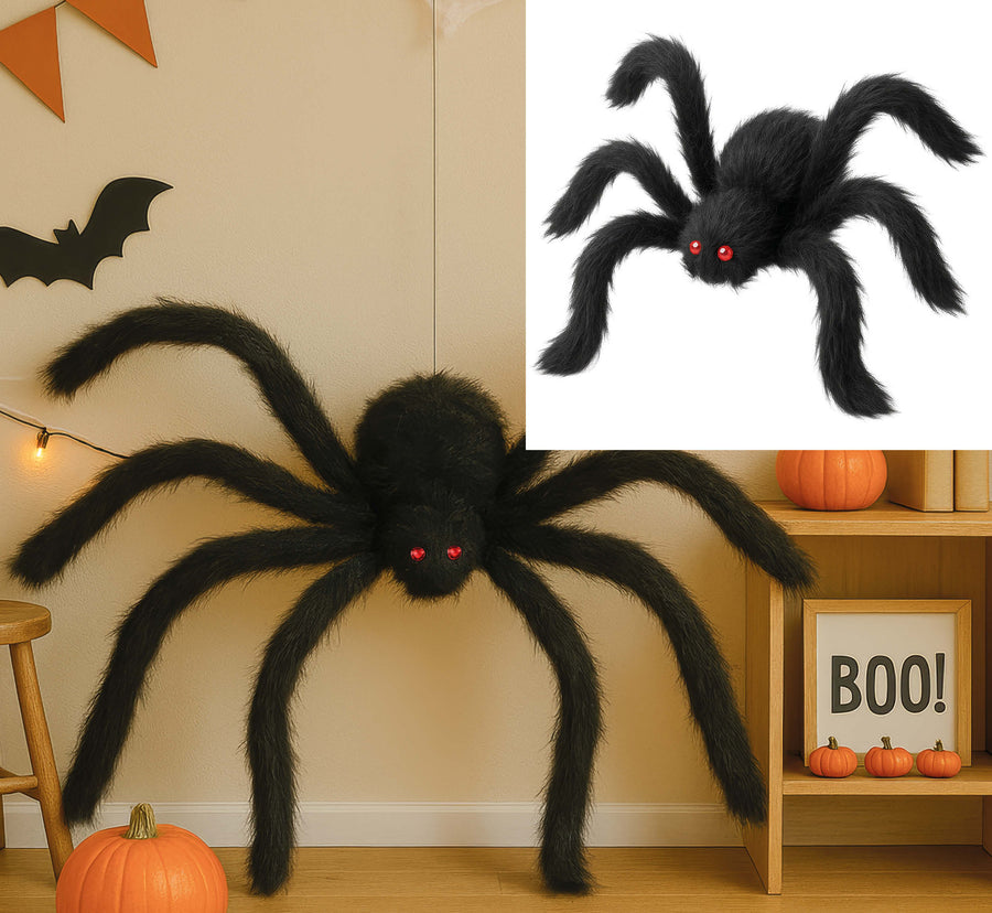 GP26983 – Halloween Spinne Schwarze Riesenspinne – Farbe: Schwarz, Ansicht 2