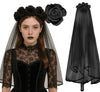 GP26992 – Halloween Krone Kopfschmuck Mit Schwarzen – Farbe: Schwarz