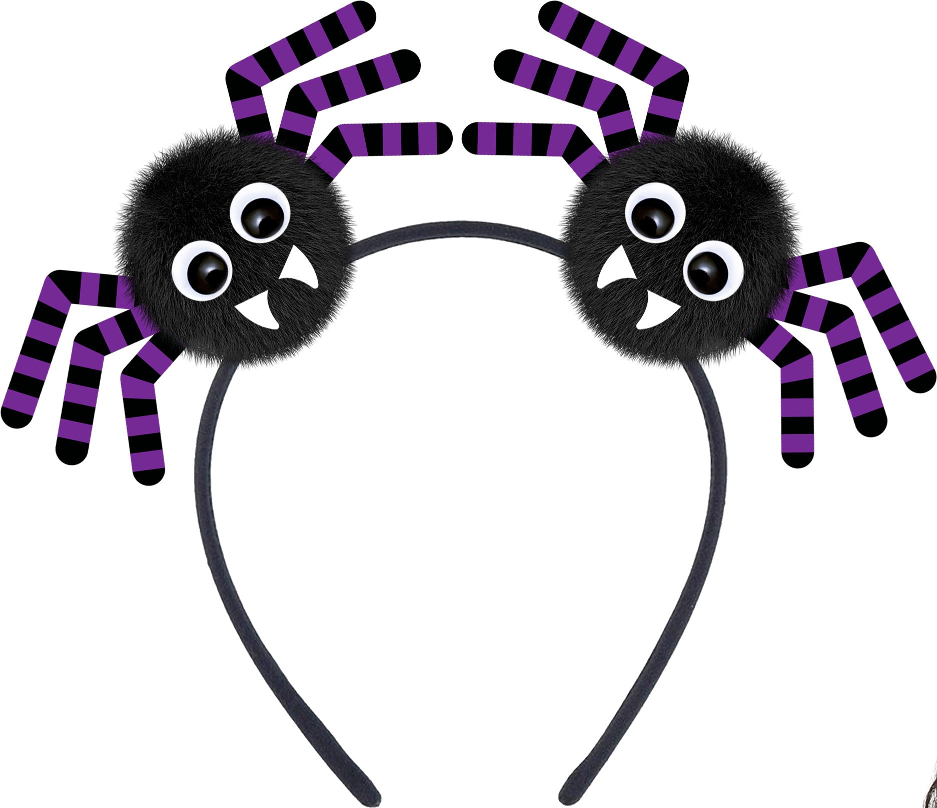 GP26995 – Halloween Spinnen Haarreif Kreative – Farbe: Schwarz