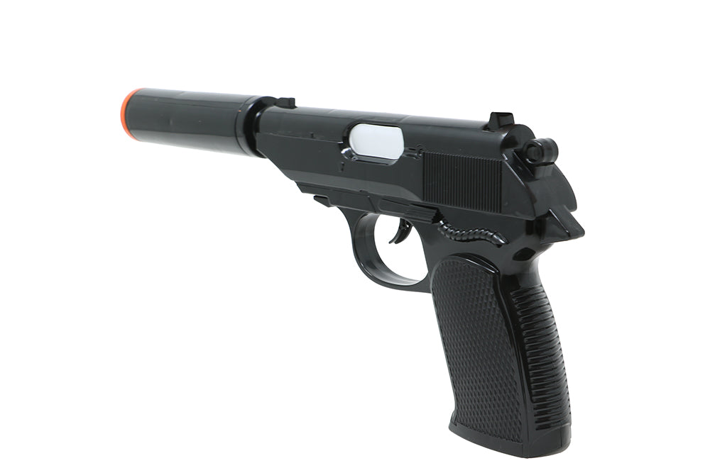 GP27025 – Polizei Agent Pistole Lautloser Auftritt – Farbe: Schwarz
