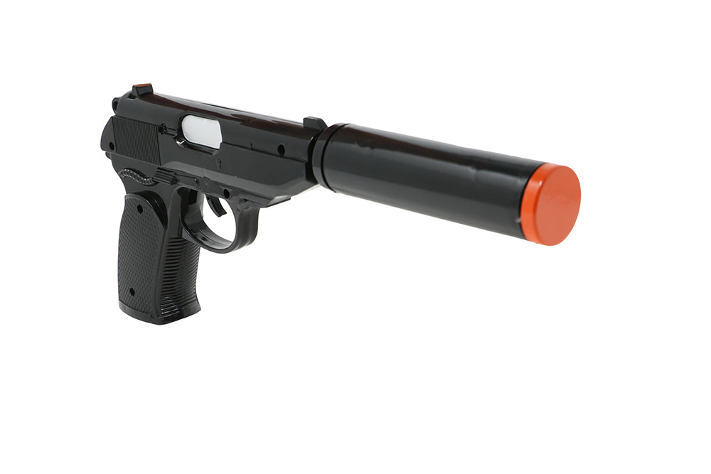 GP27025 – Polizei Agent Pistole Lautloser Auftritt – Farbe: Schwarz
