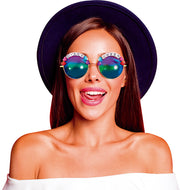 Disco Queen Brille für Damen verspiegelt, Bild 2