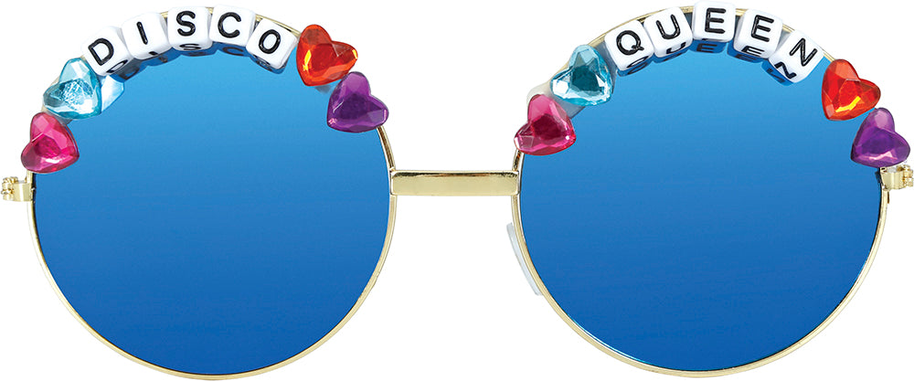 GP27027 – Disco Brille 90s Style Karneval – Farbe: Mehrfarbig