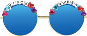 Disco Queen Brille für Damen verspiegelt, Bild 3