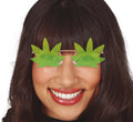 Hanfblatt Brille für Erwachsene grün