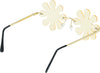 GP27042 – Hippie Retro Karnevalsbrille 60s – Farbe: Gelb
