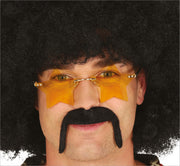 Sterne Brille für Erwachsene orange gelb, Bild 1