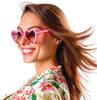 GP27045 – Karneval Herzbrille Party Accessoire – Farbe: Pink