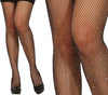 GP27056 – Retro Flapper Netzstrümpfe Mit Strass – Farbe: Schwarz, Natural