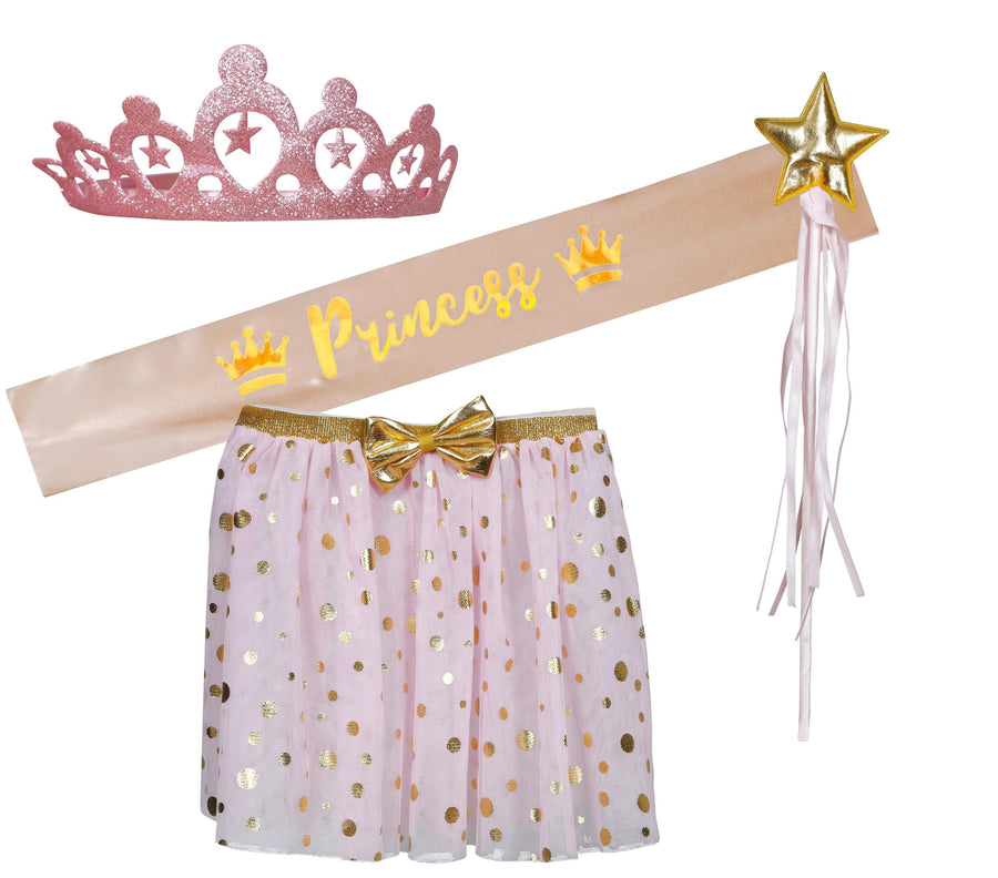 Prinzessin Karnevalsset Tutu Krone Band