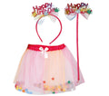 Geburtstag Set für Mädchen Happy Birthday