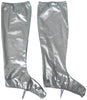 GP27086 – Rock 70s Karneval Stiefel Design – Farbe: Silber, Gelb, Weiß