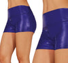 GP27099 – 70S Retro Glanz Shorts Lila – Größe: 38 - 40 (M), 42 - 44 (L) – Farbe: Blau